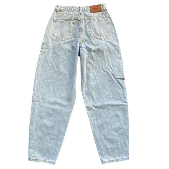 CIDER High Waisted Jean Womens Sz 0 Tapered Ankle Wide Leg New - Picture 6 of 7